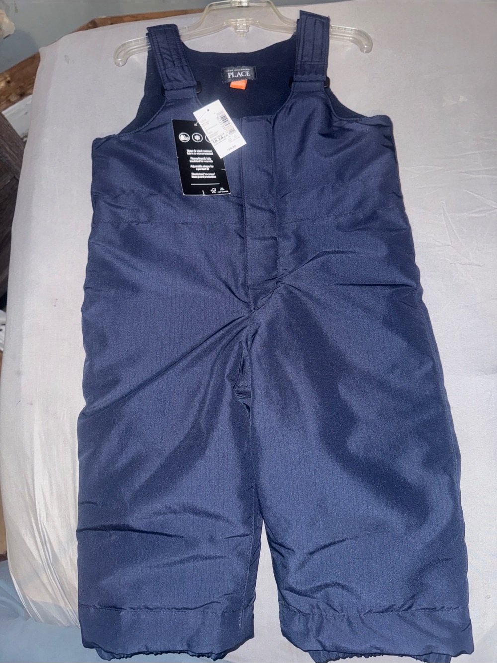The Children's Place Navy Insulated Kids Snow Bib